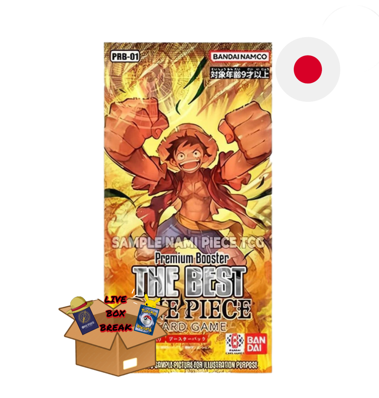 One Piece Card Game PRB01 - THE BEST Booster & Display  [JP]