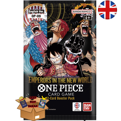 One Piece Card Game OP-09 The Four Emperors Booster & Display (Englisch)