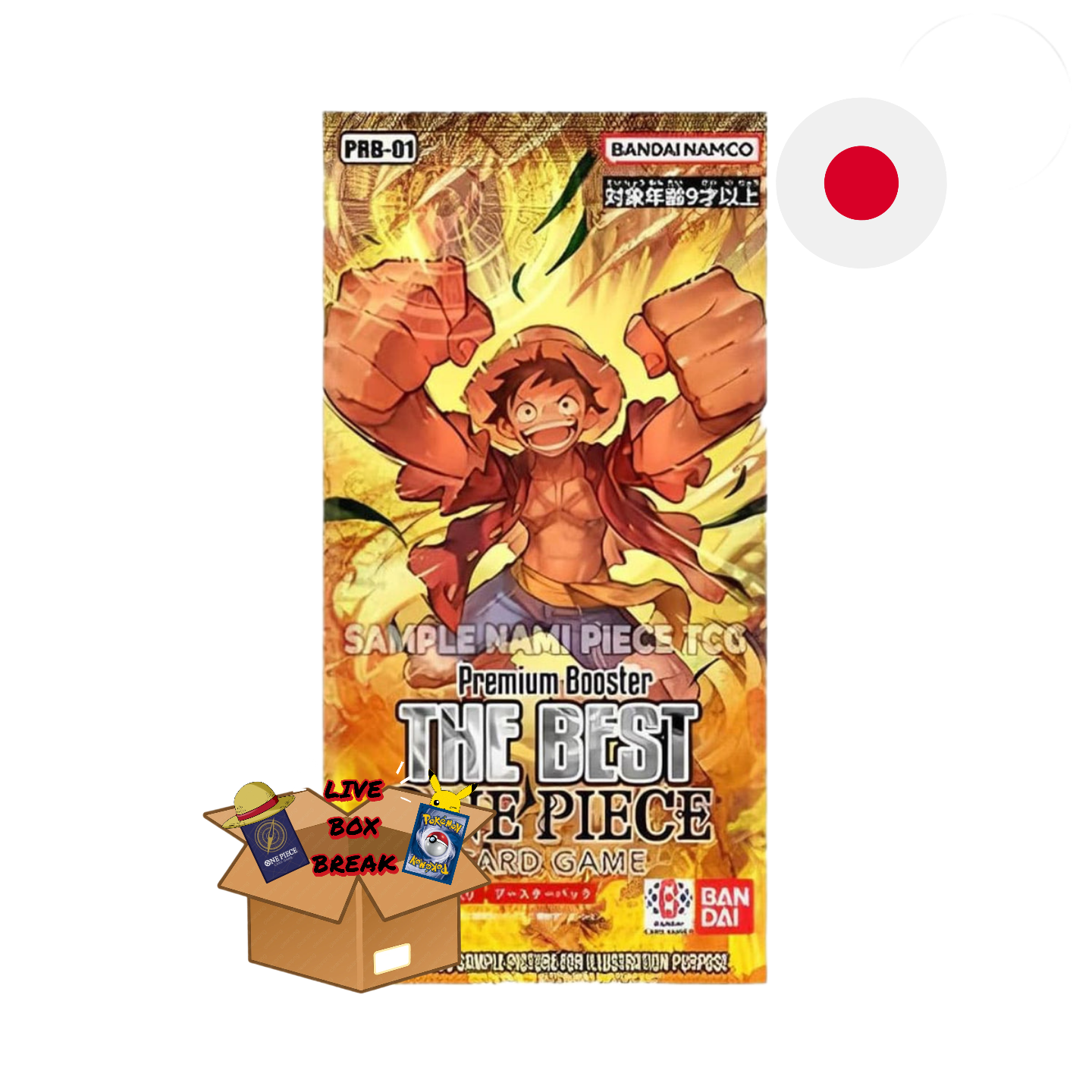 One Piece Card Game PRB01 - THE BEST Booster & Display  [JP]